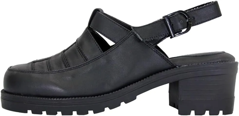 24 Hour Comfort Cora Women's Wide Width Comfortable Leather Slingback Clogs