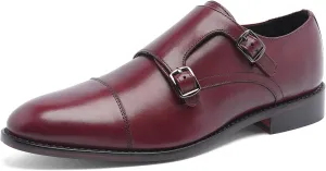 Anthony Veer Roosevelt II Double Monk Strap Dress Shoes for Men | Double Side Strap | Goodyear Welt Construction | Recraftable Leather Sole | Full Grain Calfskin Leather Upper