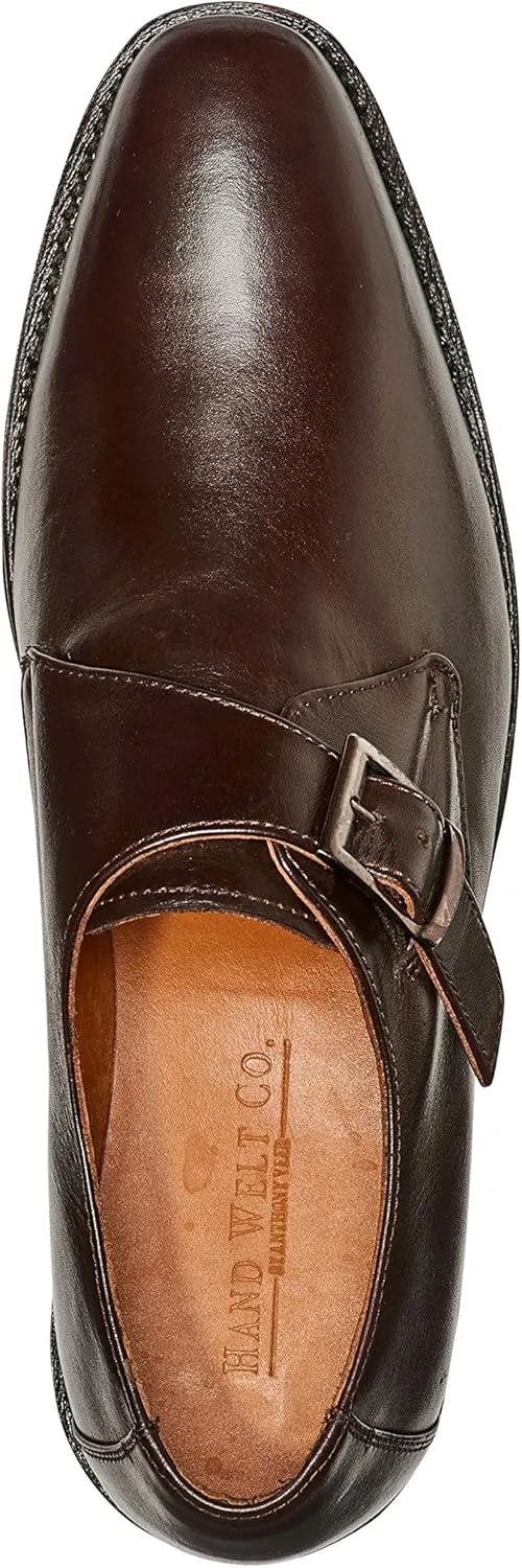Anthony Veer Roosevelt Single Monk Strap Dress Shoe for Men | Goodyear Welt Construction | Cushioned Footbed & Recraftable Leather Sole | Full Grain Calfskin Leather Upper