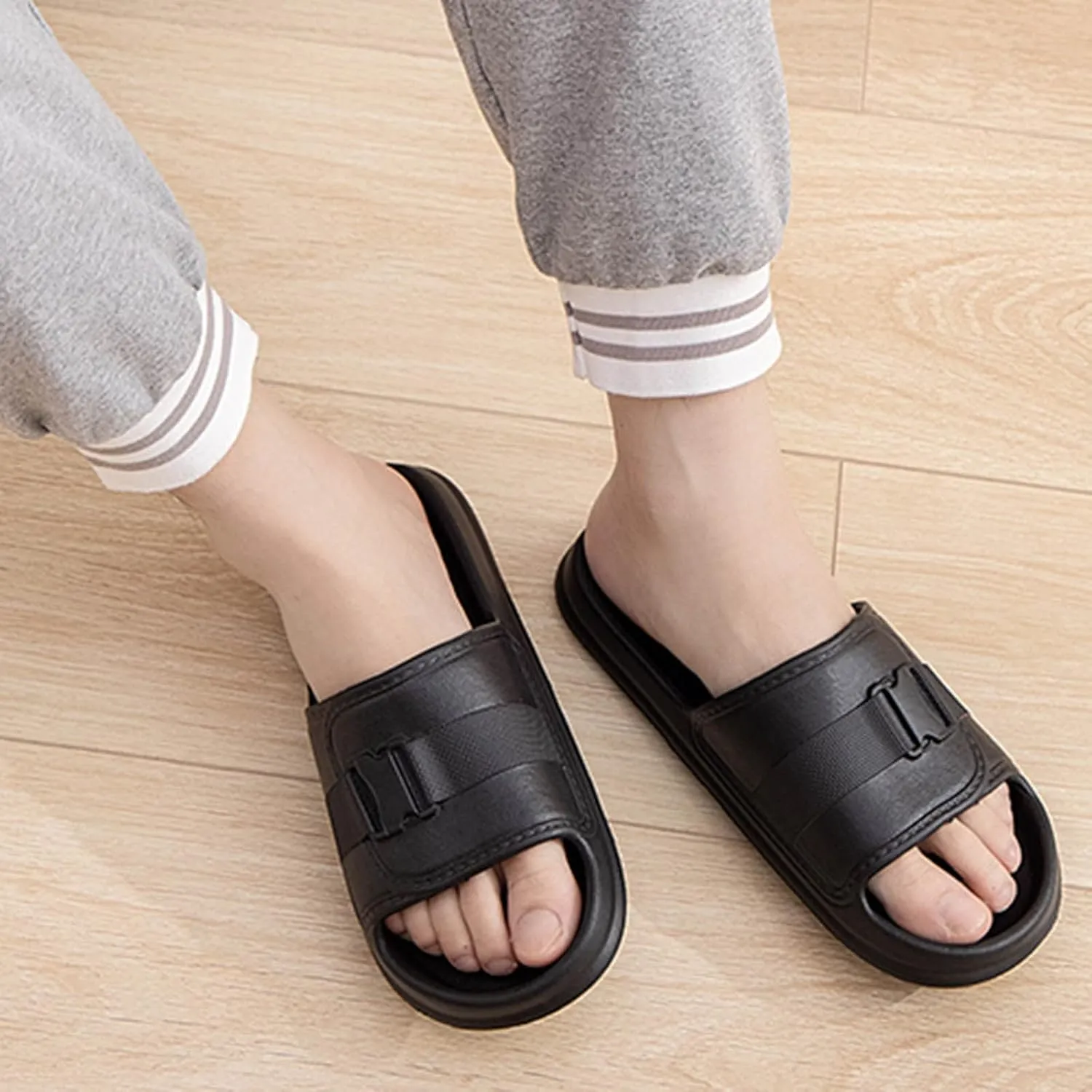 Bathroom Slippers Men Slides for Women Mens Slides Shower Shoes Women Ultimate Comfort Dorms Beach Slippers