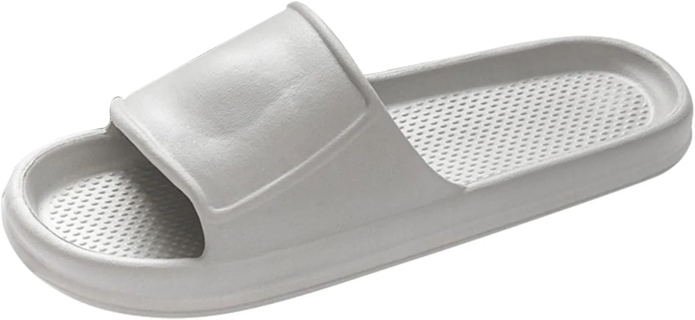 Bathroom Slippers Men Slides for Women Mens Slippers Shower Shoes Women Bathroom Dorms Indoor Outdoor