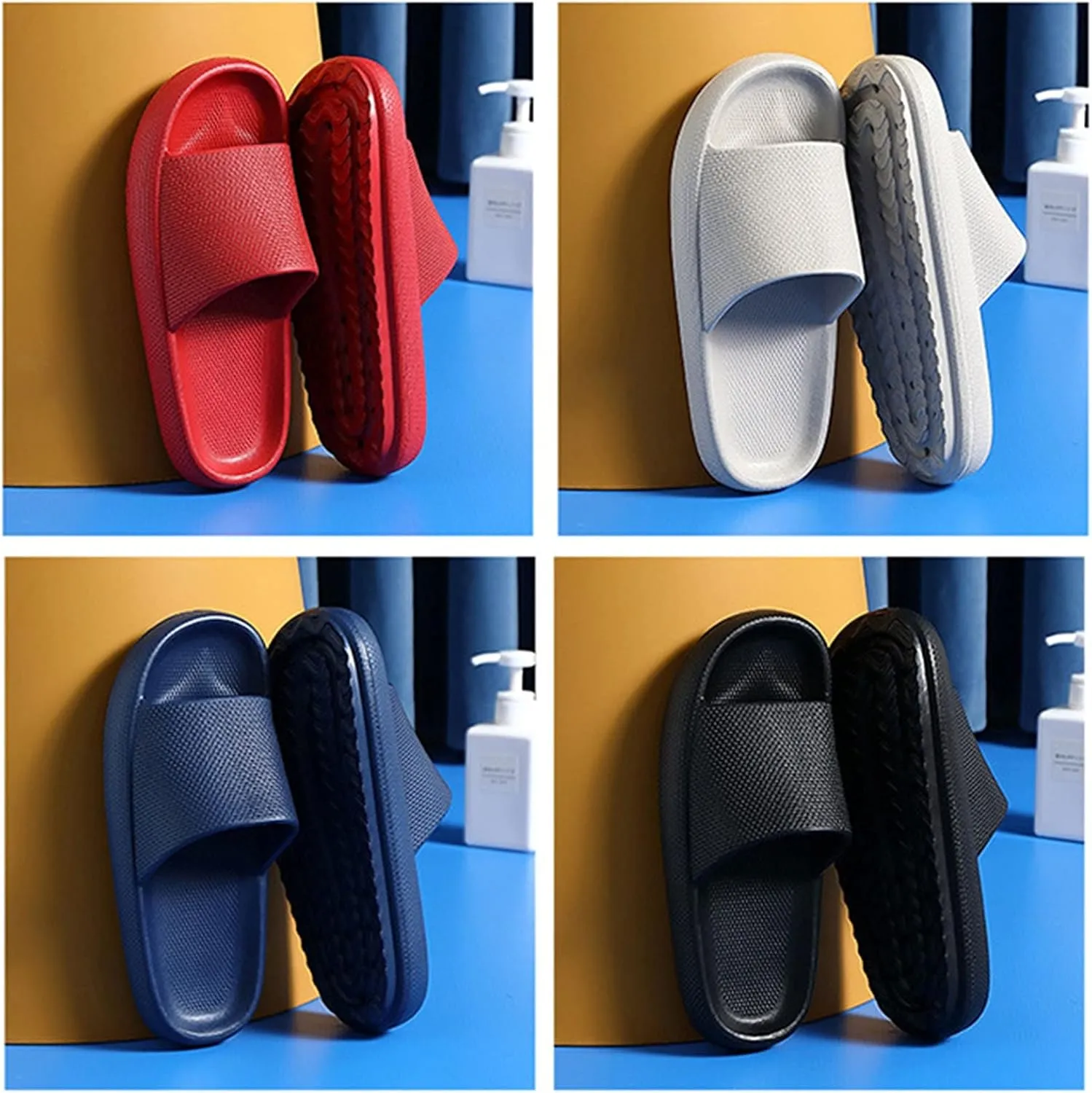 Bathroom Slippers Men Womens Slides Mens Shower Shoes Shower Shoes Women Beach Pool Bathroom Slippers