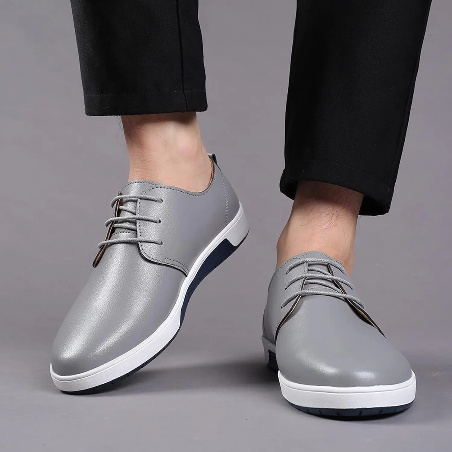 Black Formal Dress Shoes for Men Summer Style Men's Breathable Comfortable Business Lace Up Men's Casual Oxford Shoes