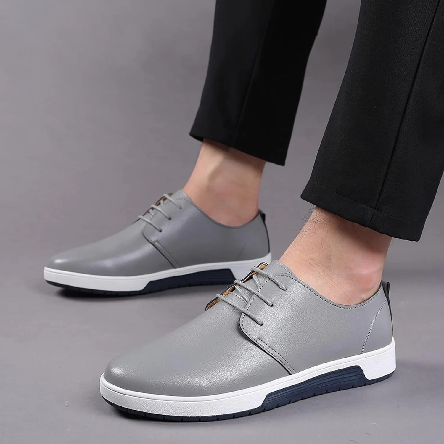Black Formal Dress Shoes for Men Summer Style Men's Breathable Comfortable Business Lace Up Men's Casual Oxford Shoes