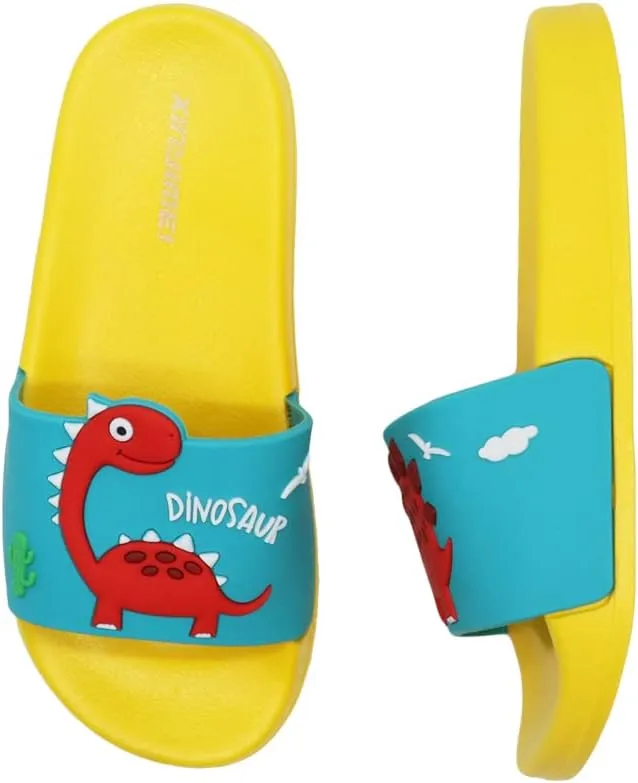 Boys Girls Slide Sandals,Athletic Sport Slides Kids Outdoor Indoor Beach Slippers