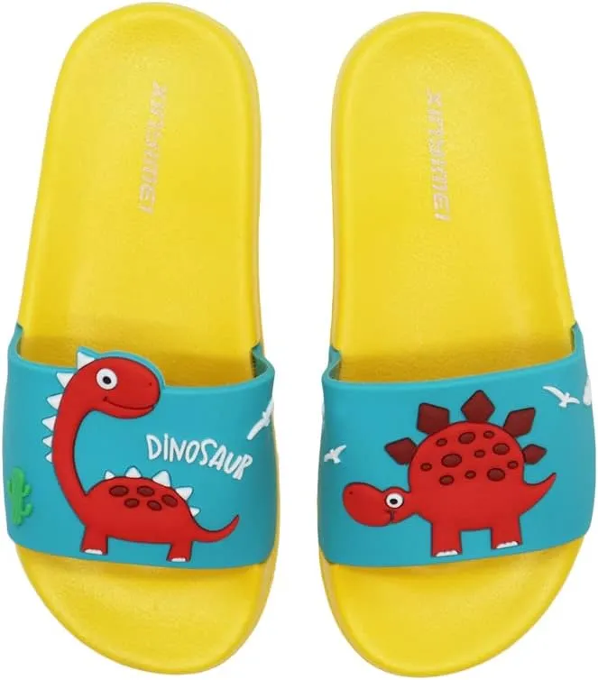 Boys Girls Slide Sandals,Athletic Sport Slides Kids Outdoor Indoor Beach Slippers