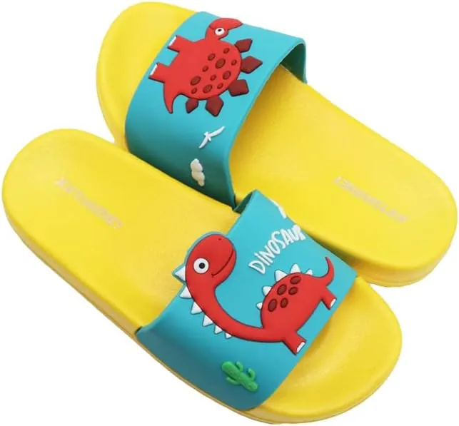 Boys Girls Slide Sandals,Athletic Sport Slides Kids Outdoor Indoor Beach Slippers