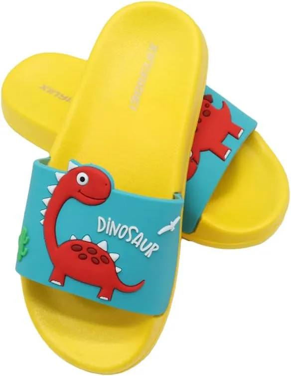 Boys Girls Slide Sandals,Athletic Sport Slides Kids Outdoor Indoor Beach Slippers