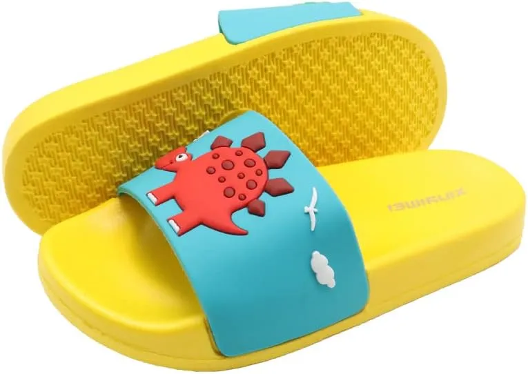 Boys Girls Slide Sandals,Athletic Sport Slides Kids Outdoor Indoor Beach Slippers
