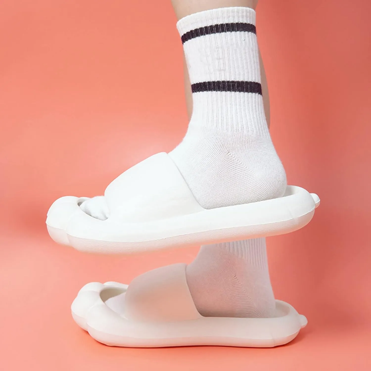 Cloud Slippers for Men Shower Shoes Women Mens Slippers Womens Slides Indoor Outdoor Public Comfortable