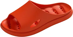 Couples Arch Support Pillow Slippers Hollow Quick Drying Shower Slides Soft Thick Soled Cloud Slippers