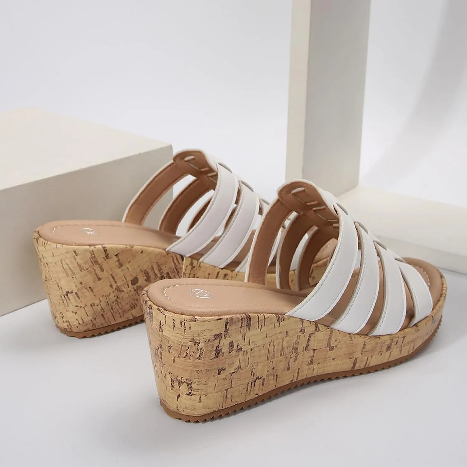 Elegant Wedge Sandals for Women Summer Low Wedges Womens Comfortable Open Toe Sandal Casual Sandals for Women