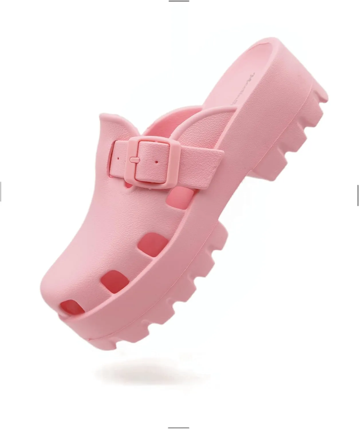 Meetinspace Platform Clogs for Women Stylish Mules Clogs with Thick Sole Quick Drying Comfortable Slip On Sandals with Adjustable Strap