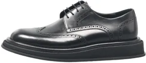 Men Oxford Superior Flexural Leather Fashion Dress Shoes for Men's Outdoor Activities Ultra Light Genuine Leather Flat Shoes