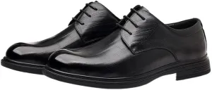 Men's Business Office Wedding Formal Modern Oxfords Leather Business Casual Scale Pattern Comfort Formal Shoes