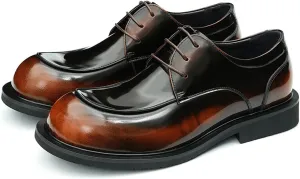 Men's Derby Dress Shoes - Calf Upper Breathable Pigskin Lining and Soft Rubber Sole for Ultimate Comfort & Versatile Style Business Causal Wedding Party Men's Dress Shoes