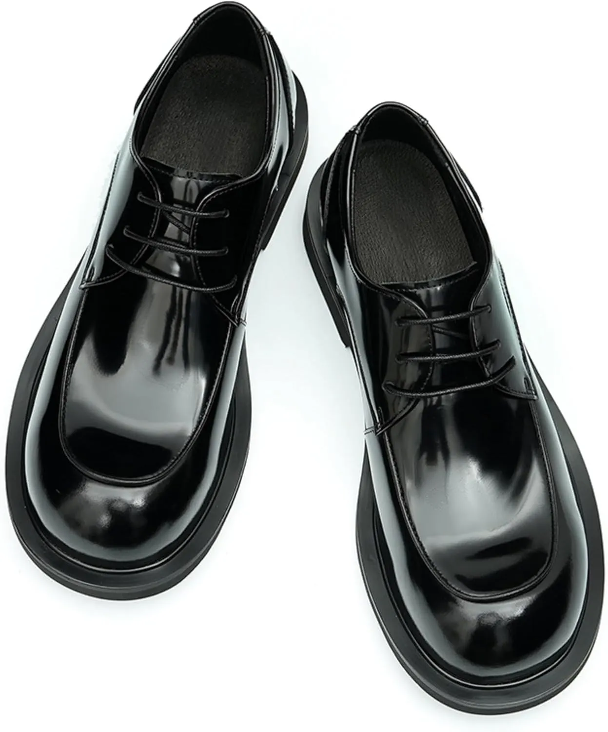 Men's Derby Dress Shoes - Calf Upper Breathable Pigskin Lining and Soft Rubber Sole for Ultimate Comfort & Versatile Style Business Causal Wedding Party Men's Dress Shoes
