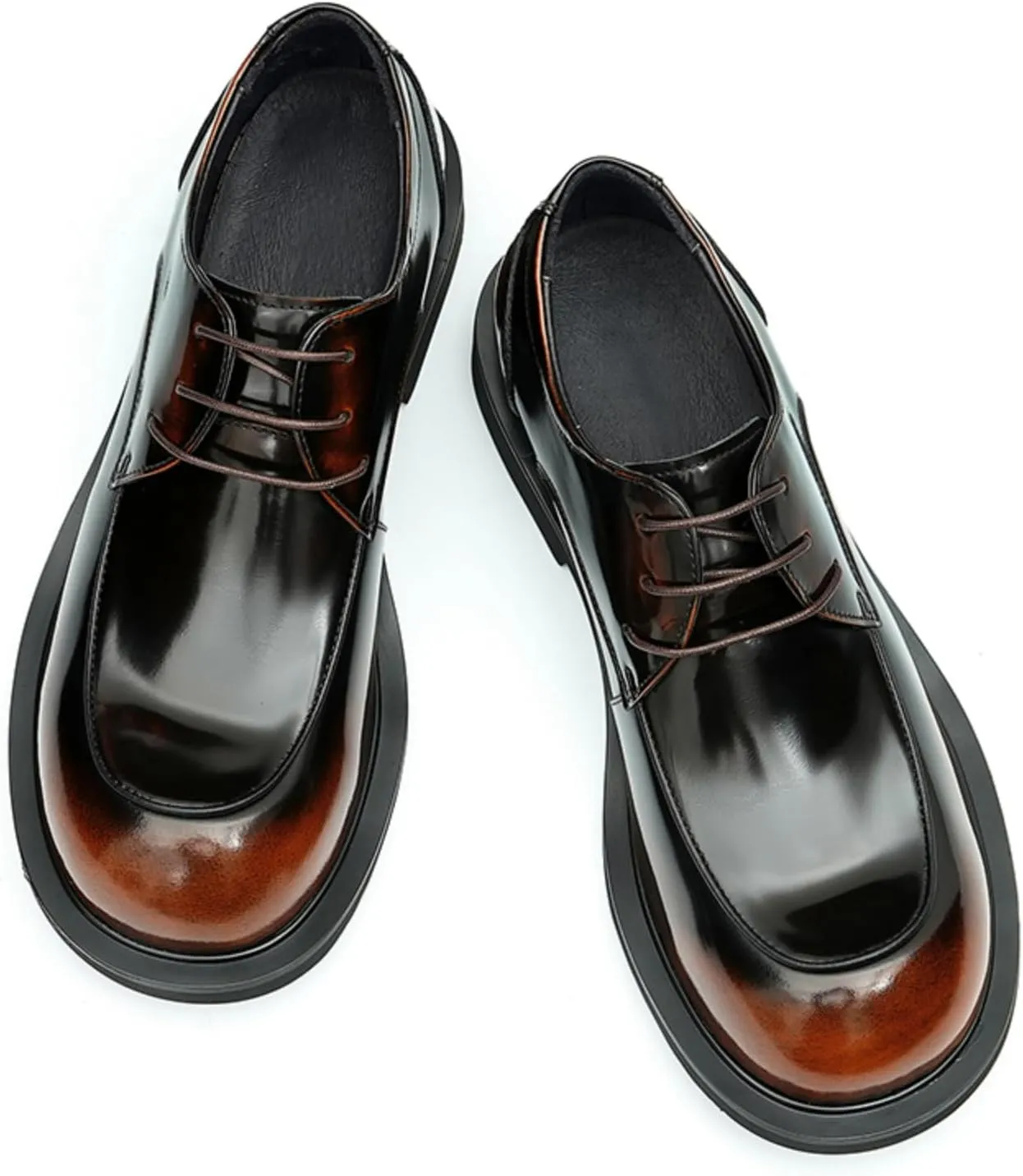 Men's Derby Dress Shoes - Calf Upper Breathable Pigskin Lining and Soft Rubber Sole for Ultimate Comfort & Versatile Style Business Causal Wedding Party Men's Dress Shoes
