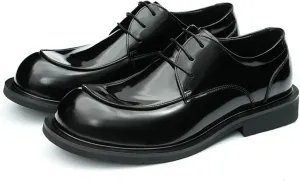 Men's Derby Dress Shoes - Calf Upper Breathable Pigskin Lining and Soft Rubber Sole for Ultimate Comfort & Versatile Style Business Causal Wedding Party Men's Dress Shoes