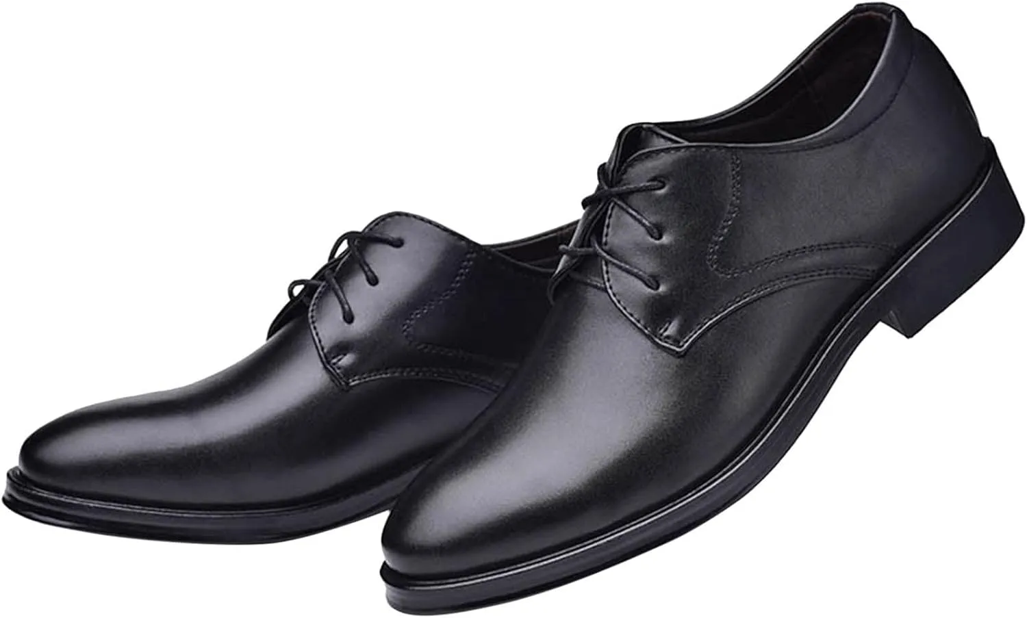 Men's Dress Shoe Loafers Fashion Style Men's Breathable Comfortable Business Lace Up Work Leisure Solid Color Leather Shoes Brown Dress Boots