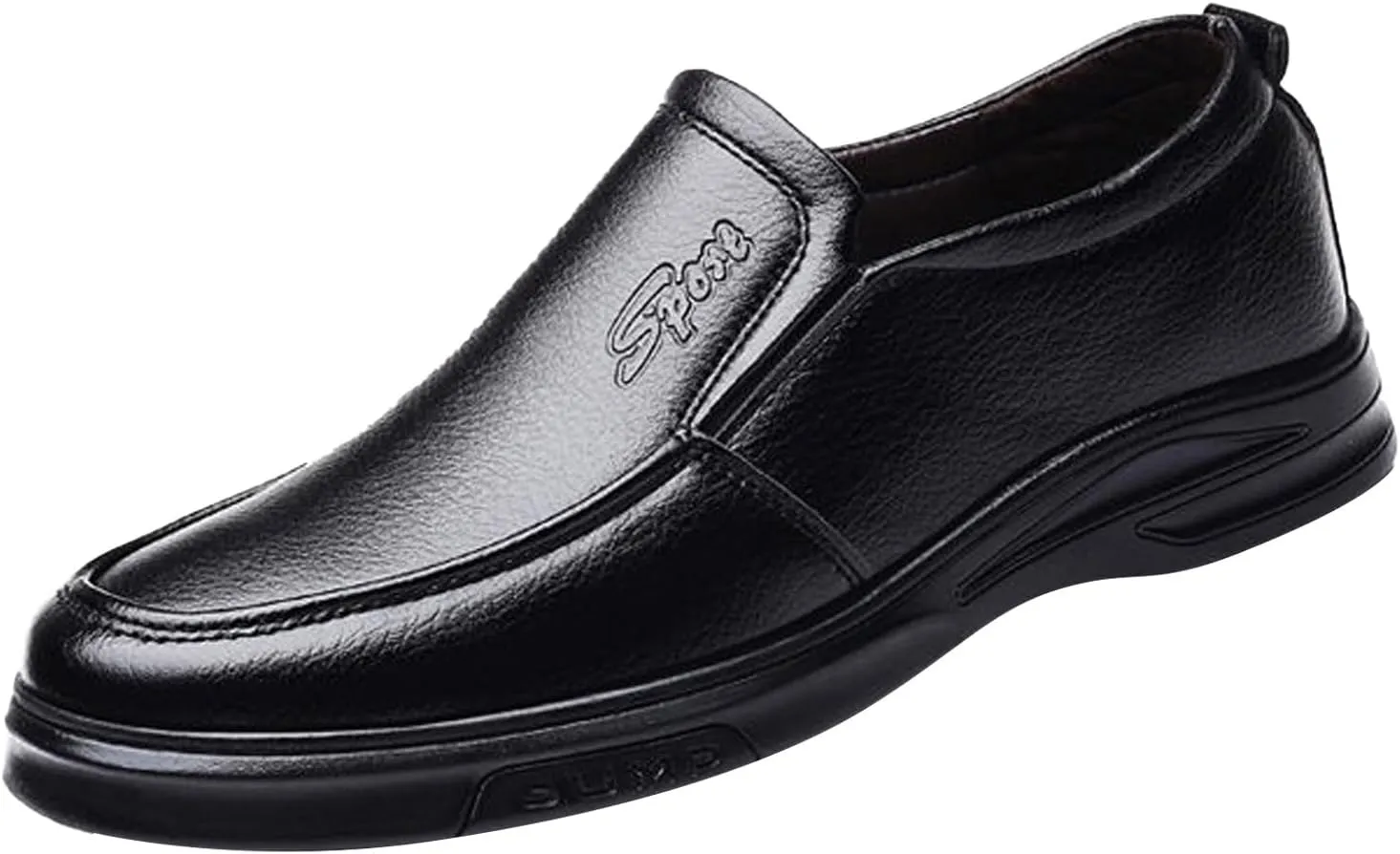 Men's Dress Shoes Formal Classic Lace-Up Oxfords Fashion Men's Breathable Black Oxford Shoes for Men Leather