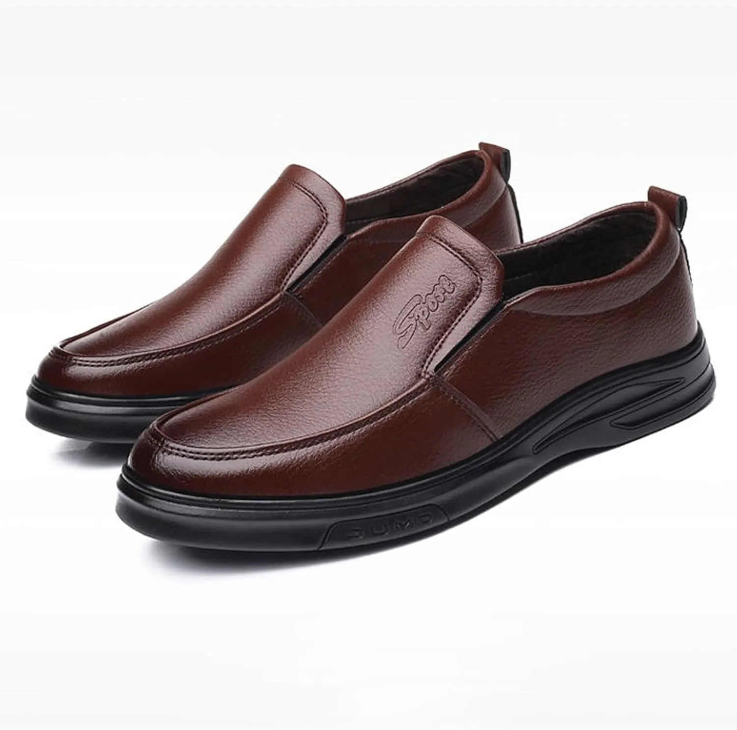 Men's Dress Shoes Formal Classic Lace-Up Oxfords Fashion Men's Breathable Black Oxford Shoes for Men Leather