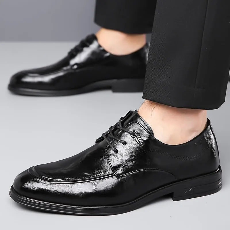 Men's Dress Shoes Mens Modern Classic Lace Up Oxford Business Casual Formal Leather Derby Shoes for Men