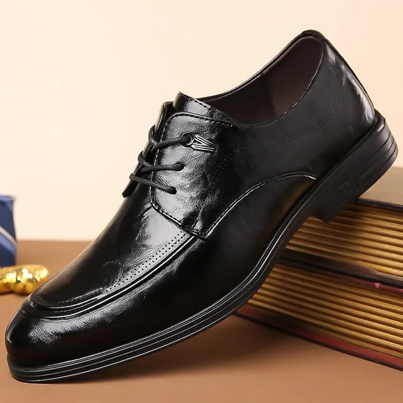Men's Dress Shoes Mens Modern Classic Lace Up Oxford Business Casual Formal Leather Derby Shoes for Men