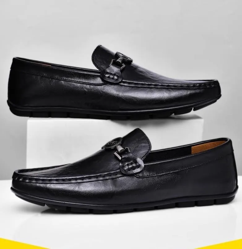 Men's Formal Business Leather Dress Shoes Mens Retro Comfortable Non-Slip Softsole Walking Oxford Shoes