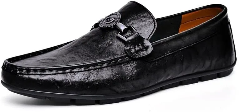 Men's Formal Business Leather Dress Shoes Mens Retro Comfortable Non-Slip Softsole Walking Oxford Shoes