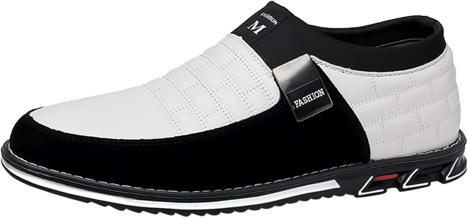 Men's Oxfords Formal Dress Shoes Fashion Style Men's Breathable Comfortable Business Slip Black Oxford Shoes for Men
