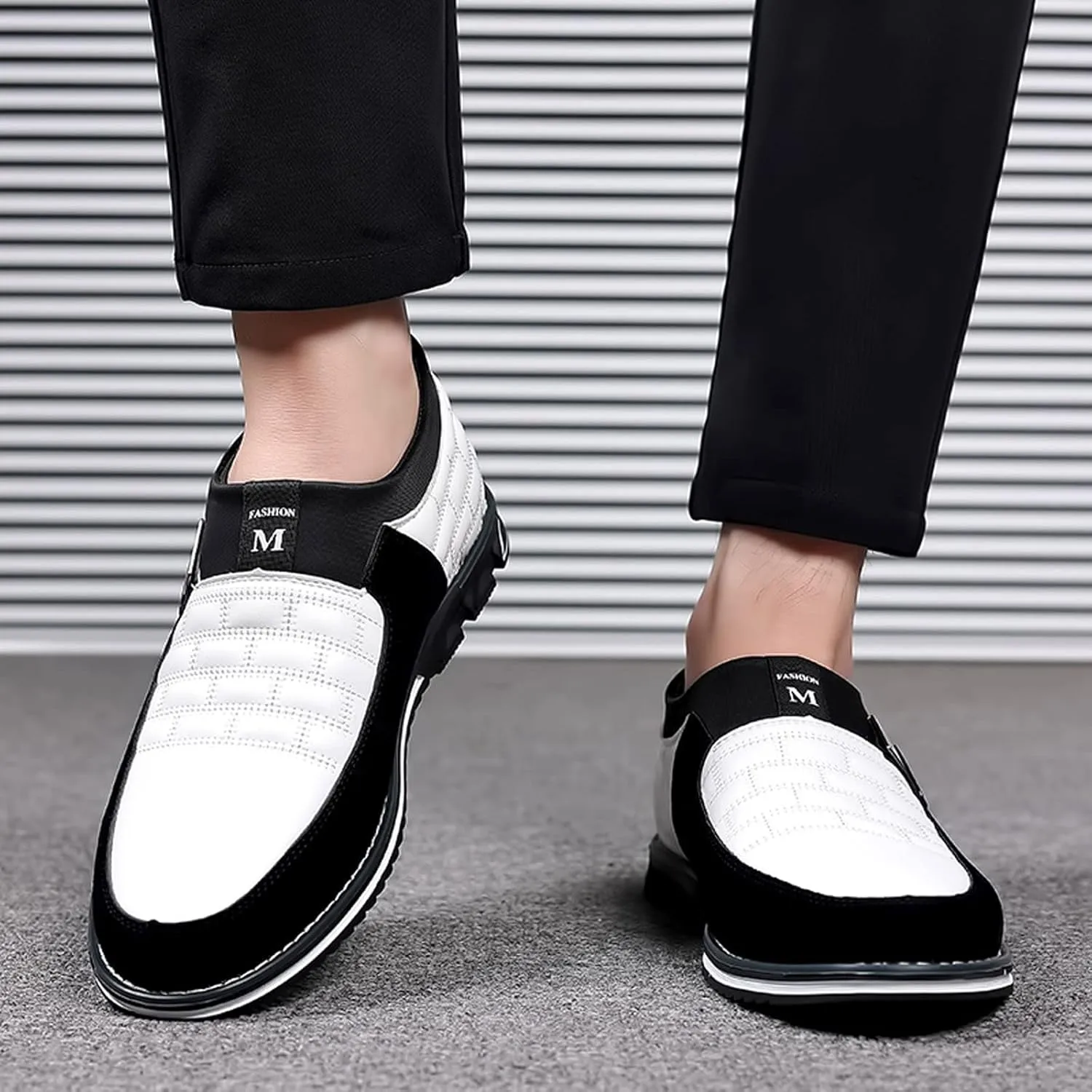 Men's Oxfords Formal Dress Shoes Fashion Style Men's Breathable Comfortable Business Slip Black Oxford Shoes for Men