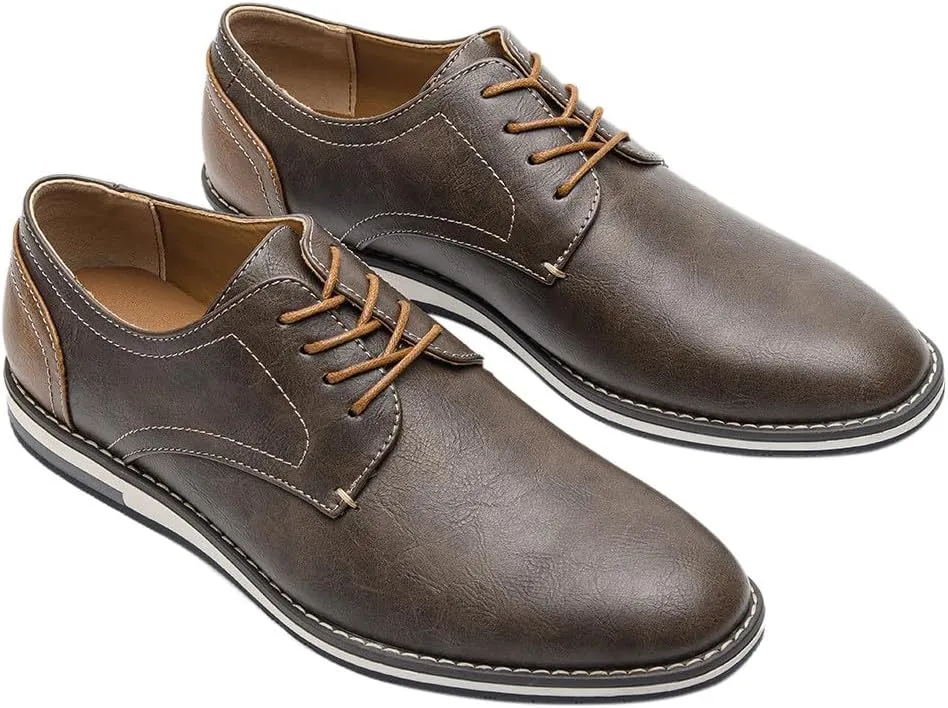 Mens Oxfords Prom Dress Wedding Casual Leather Derby Fashion Formal Business Tuxedo Walking Shoes for Men