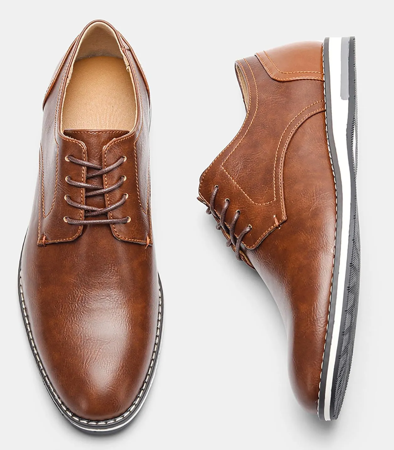 Mens Oxfords Prom Dress Wedding Casual Leather Derby Fashion Formal Business Tuxedo Walking Shoes for Men