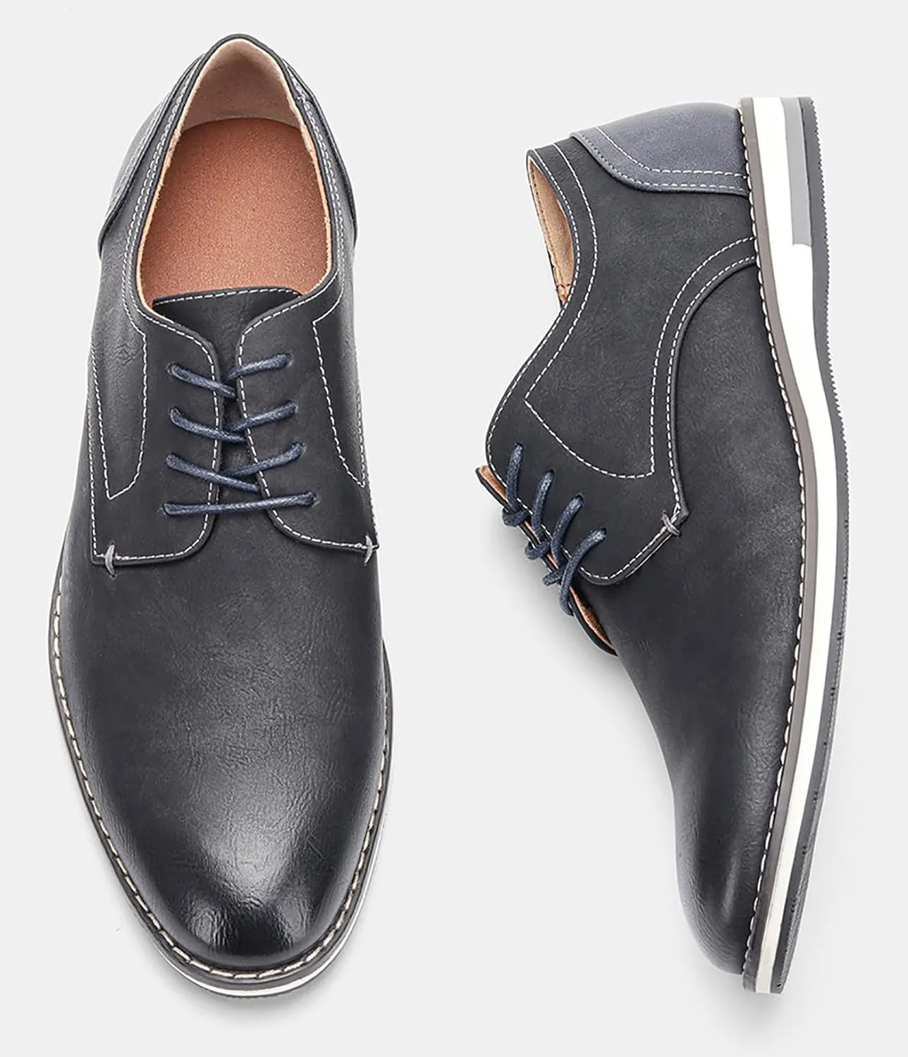 Mens Oxfords Prom Dress Wedding Casual Leather Derby Fashion Formal Business Tuxedo Walking Shoes for Men