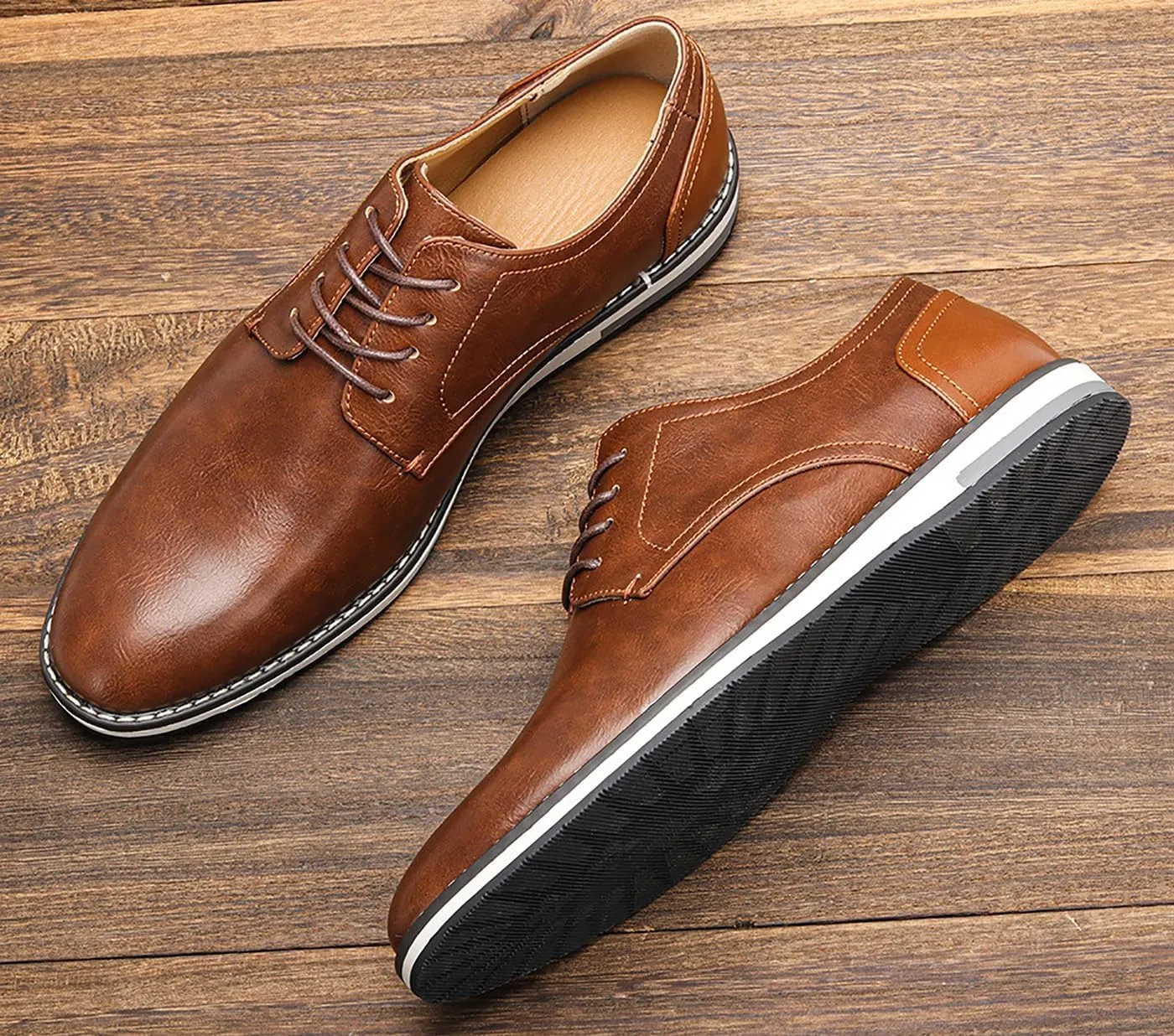 Mens Oxfords Prom Dress Wedding Casual Leather Derby Fashion Formal Business Tuxedo Walking Shoes for Men