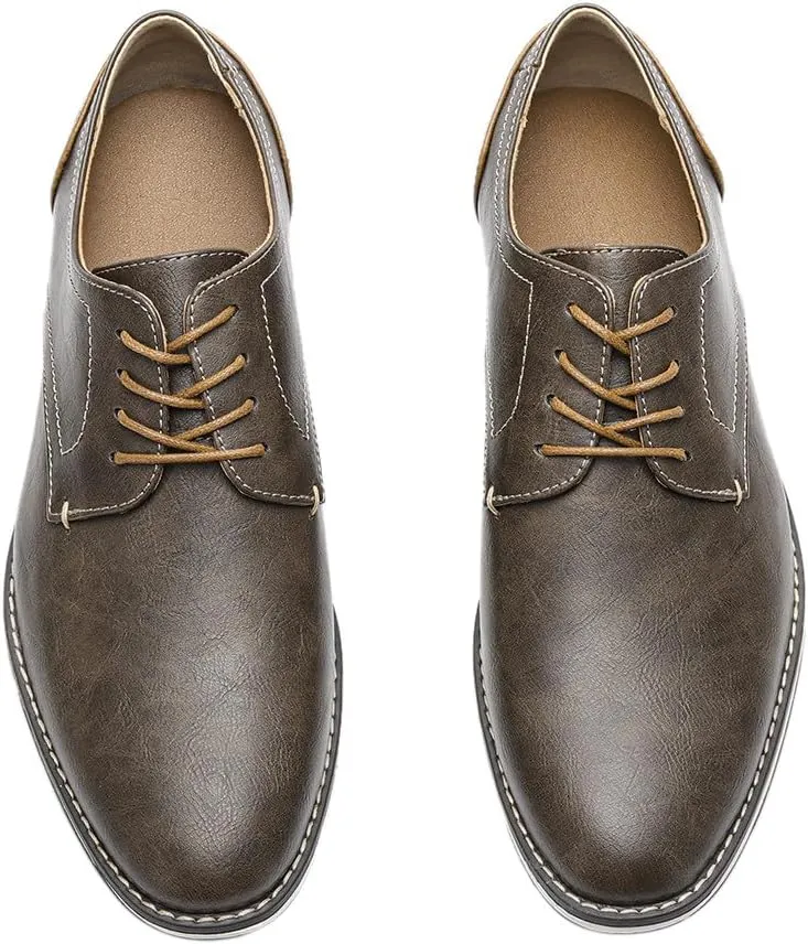 Mens Oxfords Prom Dress Wedding Casual Leather Derby Fashion Formal Business Tuxedo Walking Shoes for Men