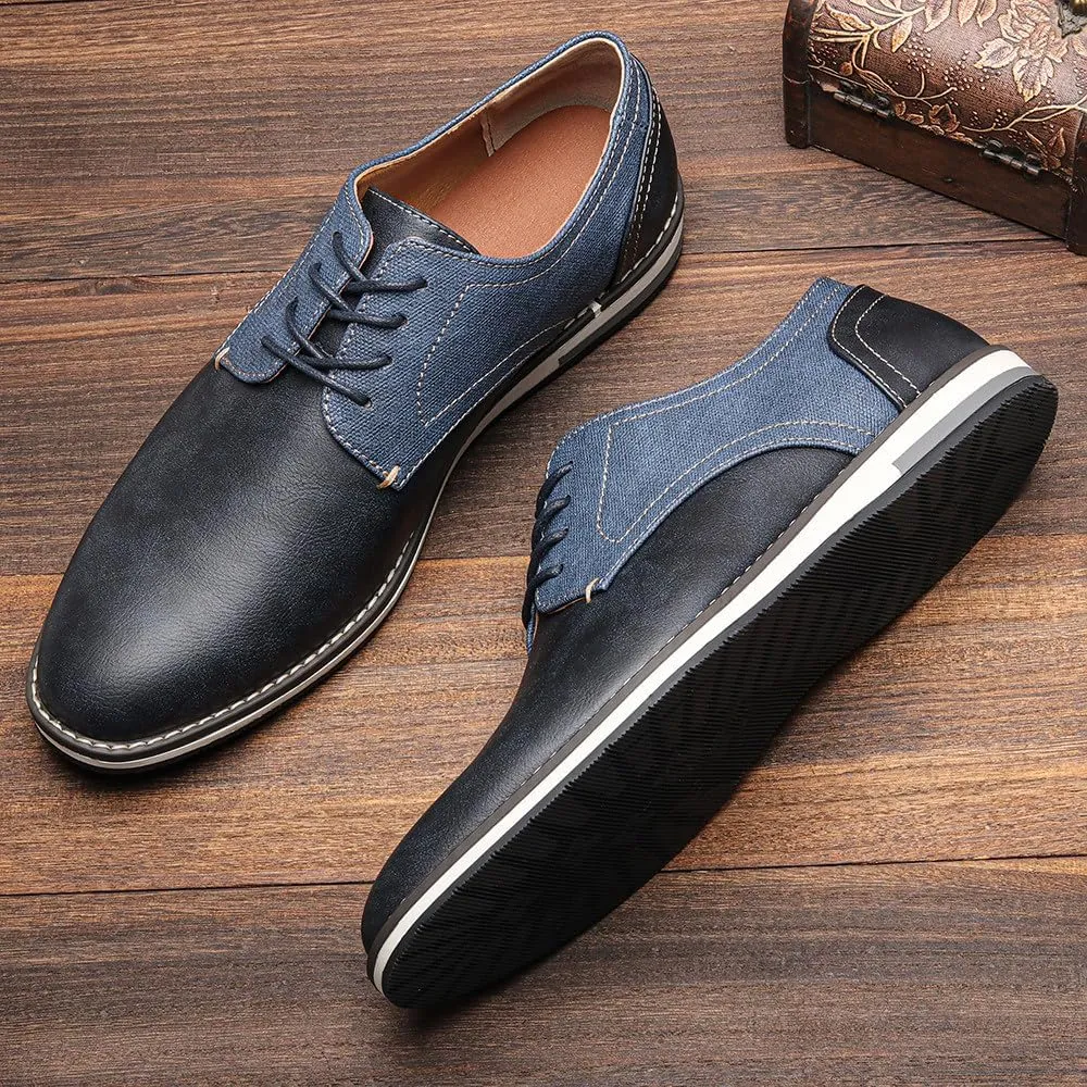 Mens Oxfords Prom Dress Wedding Casual Leather Derby Fashion Formal Business Tuxedo Walking Shoes for Men