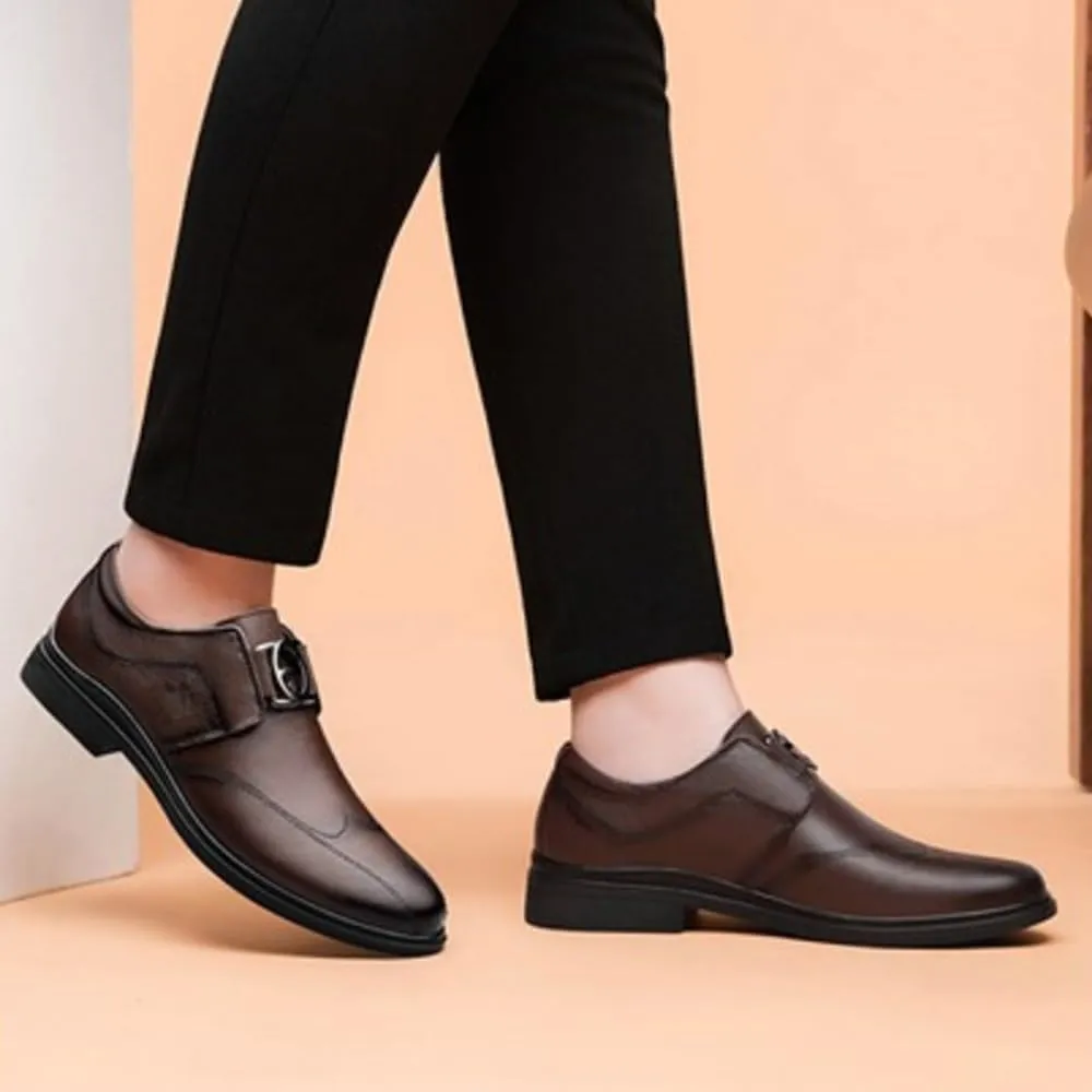 Mens Oxfords Shoes Classic Pointed Toe Orthopedic Leather Shoes Faux Patent Leather Tuxedo Dress Shoes