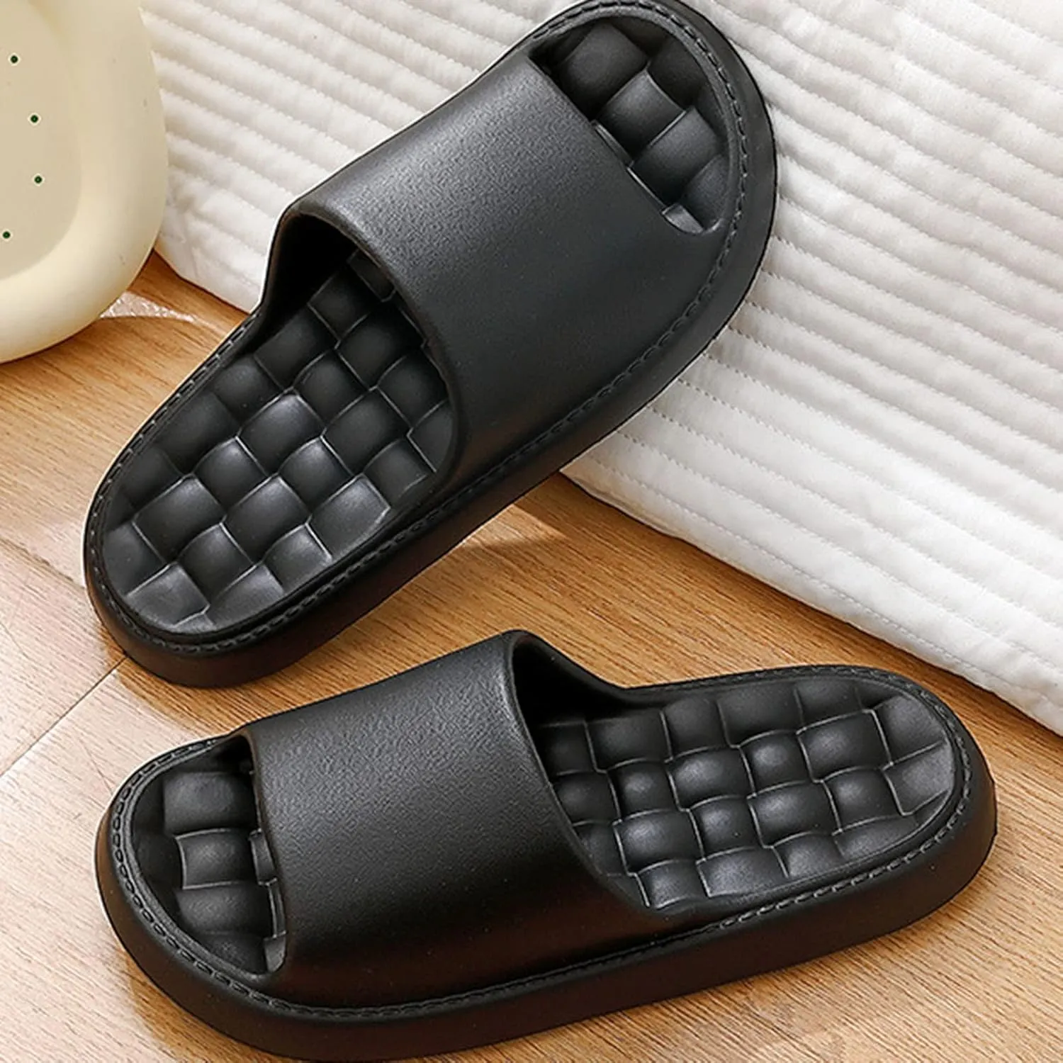 Mens Shower Shoes Slides for Women Cloud Slippers for Men Shower Shoes Women Spa Pool Quick Drying Slippers