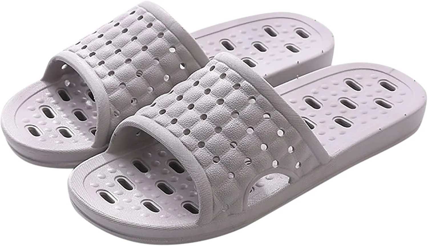 Mens Slides Shower Shoes Women Bathroom Slippers Men Womens Slides Lightweight Open Toe Beach Slippers