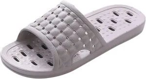 Mens Slides Shower Shoes Women Bathroom Slippers Men Womens Slides Lightweight Open Toe Beach Slippers