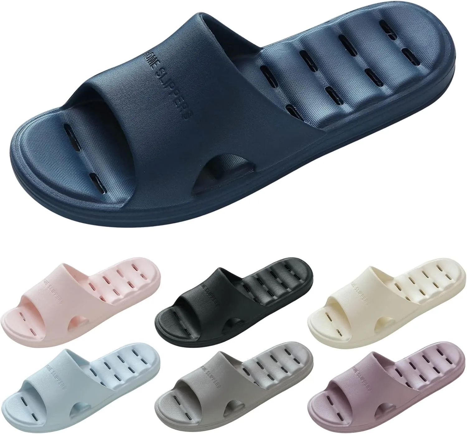 Mens Slides Shower Shoes Women Cloud Slippers for Men Slides for Women Open Toe Ultimate Comfort Beach Slippers
