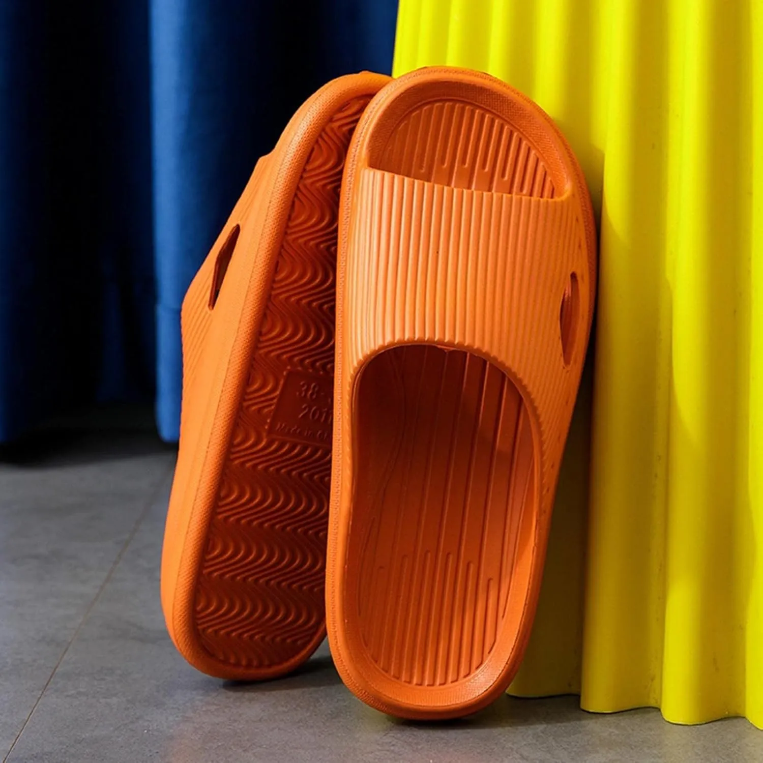 Mens Slippers Shower Shoes Women Cloud Slippers for Men Womens Slides Ultimate Comfort Beach Bathroom