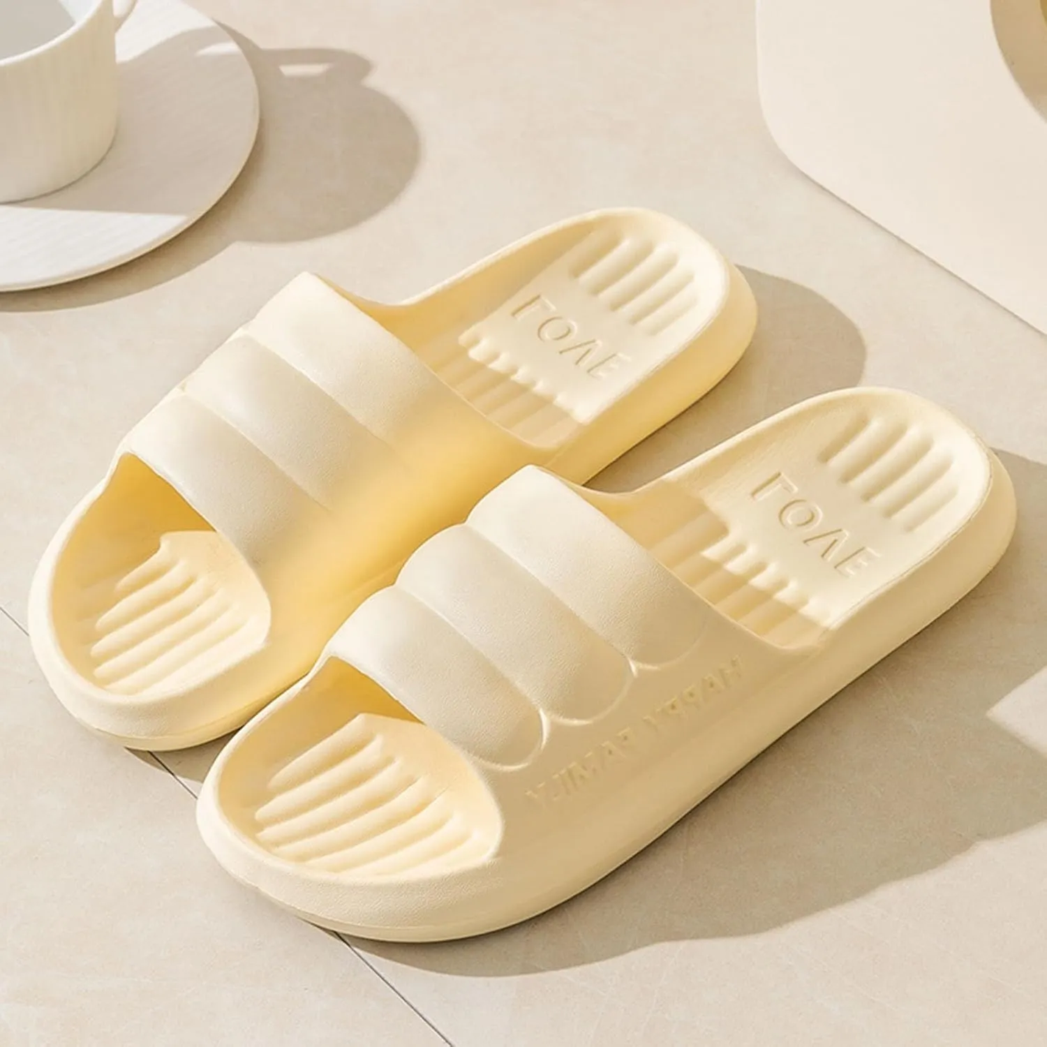Mens Slippers Womens Slides Cloud Slippers for Men Slides for Women House Living Room Travel