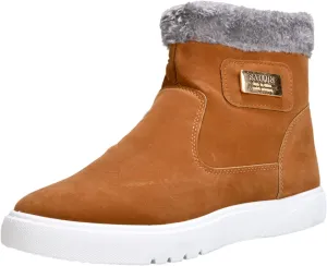 Men's Winter Boots High Top Men's Shoes Shoes Thickened Warm Snow Boots Snow Work Boots Men