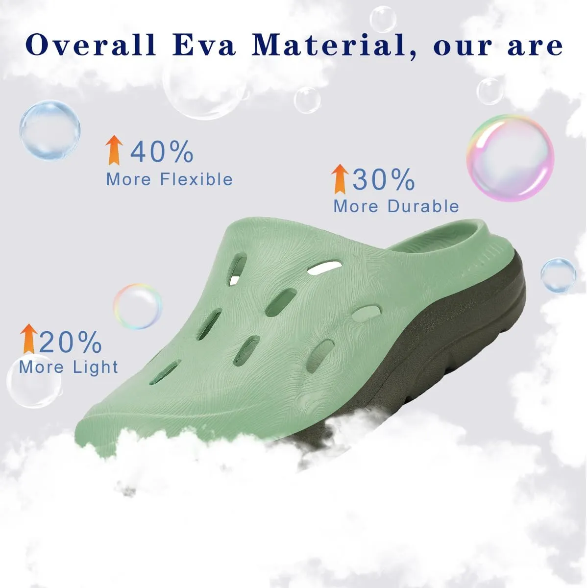 Mens Womens Wide Width Recovery Sandals Sport Slides with Plantar Fasciitis Arch Support Orthotic Clogs Shoes Comfortable Thick Cushion Shower Slippers