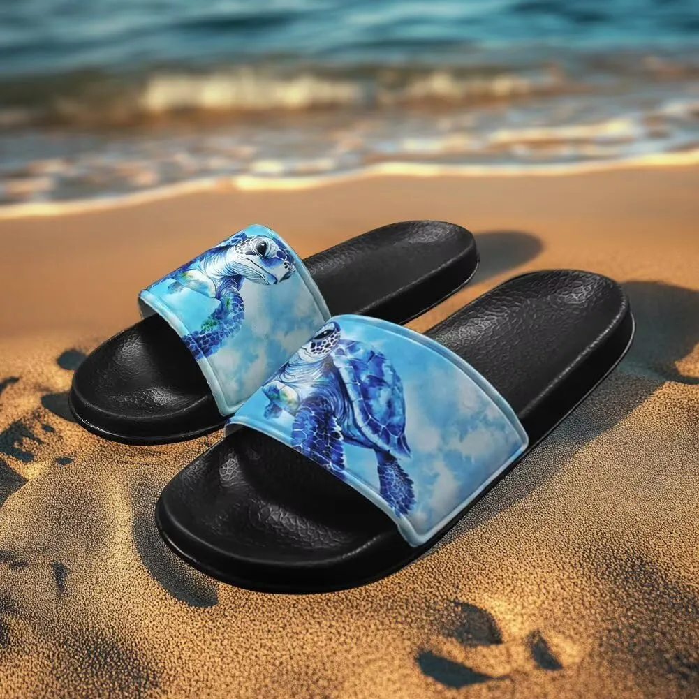 Open Toe Slippers for Women Rubber Slides Womens Sandal Slippers