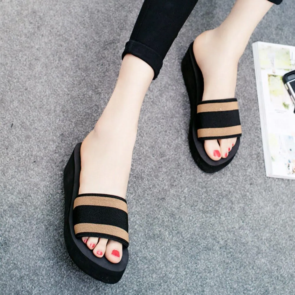 Platform Sandals for Women 2025 Open Toe Chunky Heel Platform Sandals Adjustable Ankle Strap Lightweight Design Summer Beach Vacation Dressy Outdoor Shoes