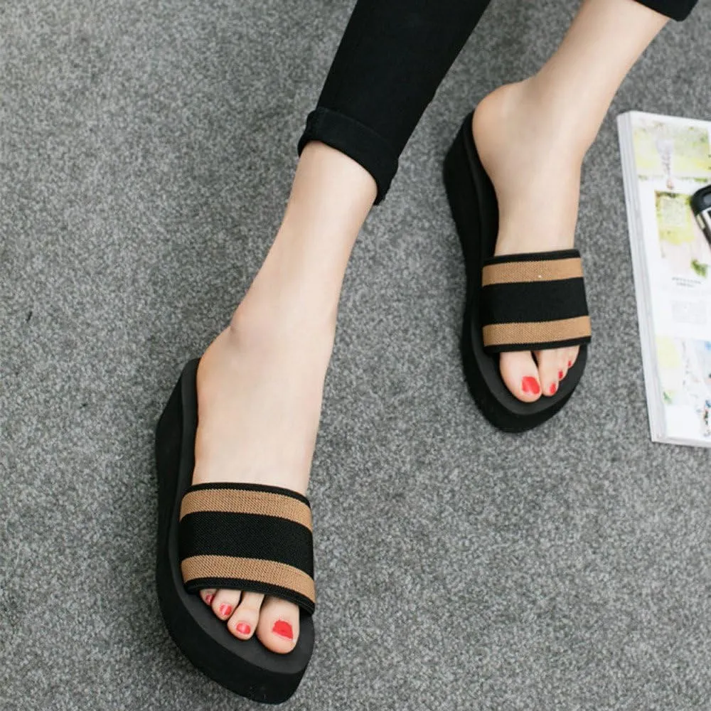 Platform Sandals for Women 2025 Open Toe Chunky Heel Platform Sandals Adjustable Ankle Strap Lightweight Design Summer Beach Vacation Dressy Outdoor Shoes